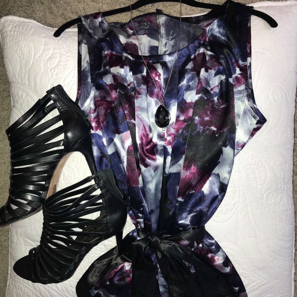 3 for $20 Apt 9 Multicolor Sleeveless Belted Large